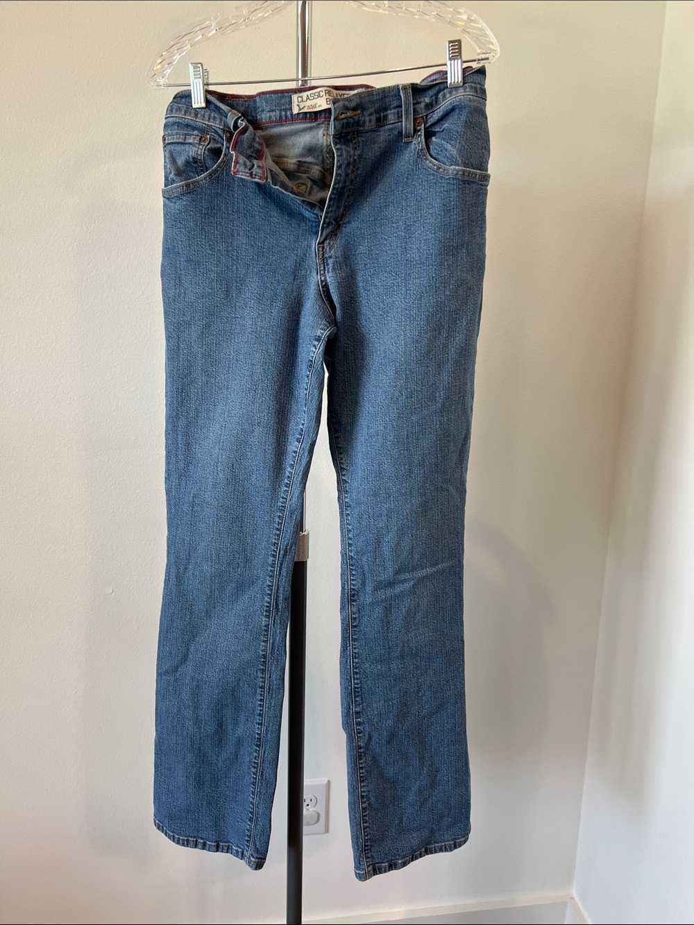 Levi's Medium Blue Straight-Leg Women's Jeans